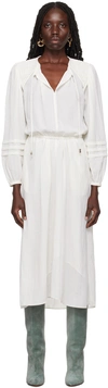 Isabel Marant Étoile Lydie Georgette-crepe Maxi Dress In 23ec Ecru