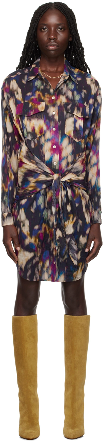 ISABEL MARANT ÉTOILE MULTICOLOR NUEVA MINIDRESS