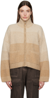 HOLZWEILER BEIGE TINE CARDIGAN