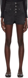 Isabel Marant Étoile Black Jovany Denim Shorts