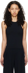 Max Mara Navy Alfeo Tank Top In 5 Ultramarine