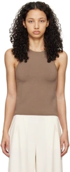 MAX MARA BROWN ALFEO TANK TOP