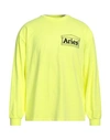 Aries Man T-shirt Yellow Size Xl Cotton In Yellow