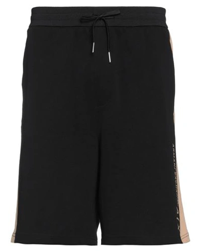 Armani Exchange Man Shorts & Bermuda Shorts Black Size L Cotton, Elastane, Polyester