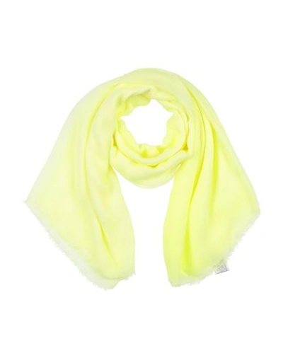 Faliero Sarti Woman Scarf Yellow Size - Modal, Silk