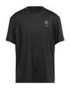 Blauer Man T-shirt Black Size Xxl Polyester, Elastane
