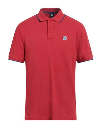 North Sails Polo Shirts In Red