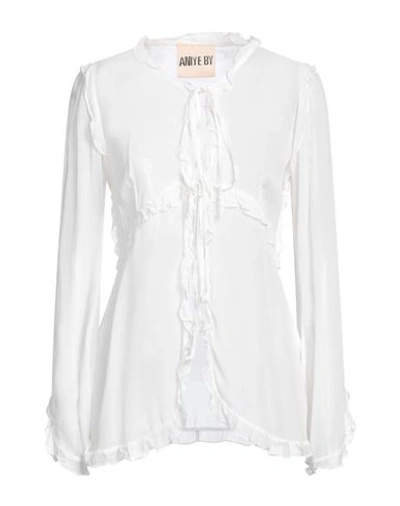 Aniye By Woman Shirt White Size 6 Viscose