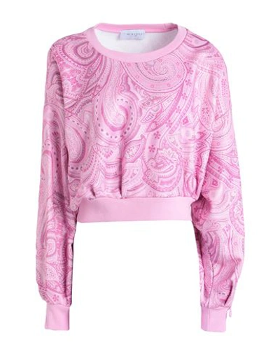 Gaelle Paris Gaëlle Paris Woman Sweatshirt Pink Size 2 Polyester, Cotton
