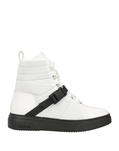Add X Baldinini Woman Sneakers White Size 10 Soft Leather, Textile Fibers