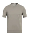 Gran Sasso Man Sweater Khaki Size 38 Cotton In Beige