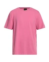 Peuterey Man T-shirt Magenta Size Xxl Cotton, Elastane In Magenta