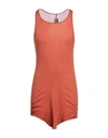 Rick Owens Man Tank Top Orange Size Xxl Cotton