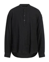 Blauer Man Shirt Black Size Xl Linen