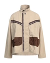Ranra Brown Hulda Panelled Jacket In Beige