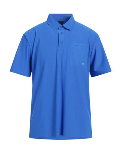 Duno Man Polo Shirt Bright Blue Size S Polyamide, Elastane