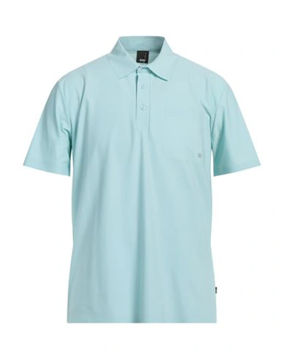 Duno Man Polo Shirt Sky Blue Size L Polyamide, Elastane