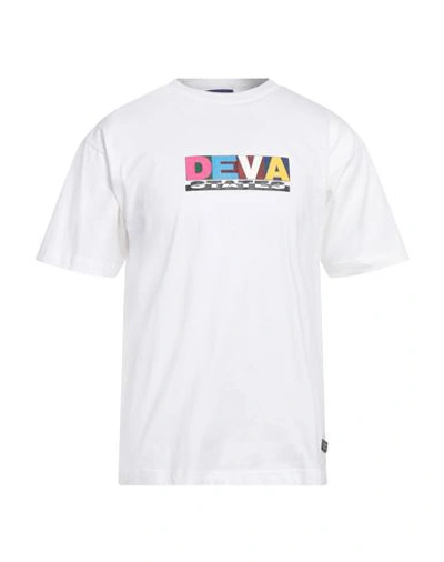 DEVA STATES DEVÁ STATES MAN T-SHIRT WHITE SIZE M COTTON