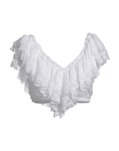 Aniye By Woman Top White Size 2 Polyamide, Elastane In White