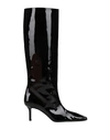 Acne Studios Stivali In Pelle Con Punta Affusolata In Black