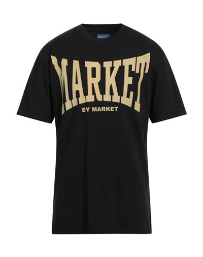 Market Man T-shirt Black Size L Cotton
