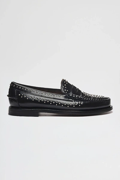 Sebago Dan Studs Loafer In Black, Women's At Urban Outfitters