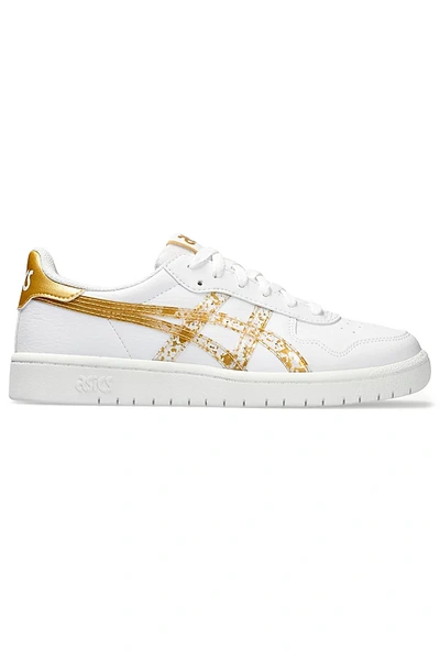 Asics Japan S Sportstyle Sneakers In White/pure Gold, Women's At Urban Outfitters