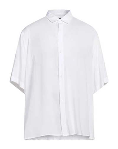 Armani Exchange Man Shirt White Size M Viscose
