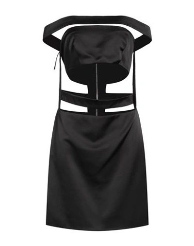 Nineminutes Woman Mini Dress Black Size 8 Polyester, Elastane