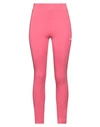 Fila Woman Leggings Fuchsia Size S Cotton, Elastane In Pink