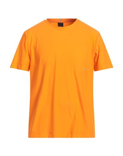 Duno Man T-shirt Orange Size M Polyamide, Elastane