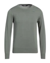 K-way Man Sweater Sage Green Size M Cotton