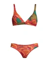 Siyu Woman Bikini Tomato Red Size 6 Polyamide, Elastane