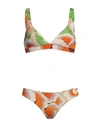 Siyu Woman Bikini Cream Size 2 Polyamide, Elastane In White