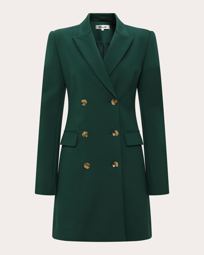 Diane Von Furstenberg Women's Virginia Blazer Dress In Green