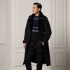 Ralph Lauren Purple Label Men's Shearling Double-breasted Trench Coat In Polo Black