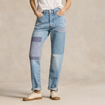 Ralph Lauren High-rise Relaxed Straight Jean In Dorset Wash