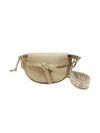 Loewe Women's Mini Gate Dual Leather Shoulder Bag In Clay Green