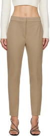 MAX MARA BEIGE PEGNO TROUSERS