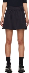 MAX MARA BLACK NETTUNO MINISKIRT