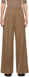 Max Mara Verbano Slim-fit Tailored Pants In 2 Mud