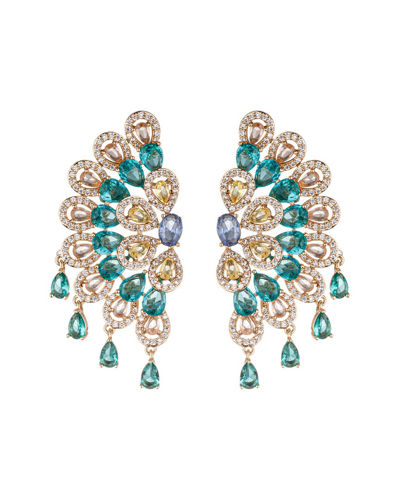 EYE CANDY LA EYE CANDY LA CZ ALICE DROP EARRINGS