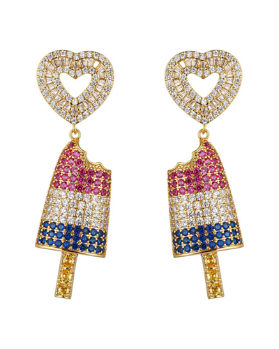 EYE CANDY LA EYE CANDY LA CZ ARI POPSICLE EARRINGS