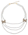 Eye Candy La Julia Beaded Butterfly Necklace