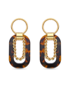 Eye Candy La Lea Square Chain Drop Earrings