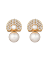 EYE CANDY LA EYE CANDY LA PEARL CZ AURORA DROP EARRINGS