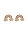 EYE CANDY LA EYE CANDY LA CZ HARPER RAINBOW STUDS