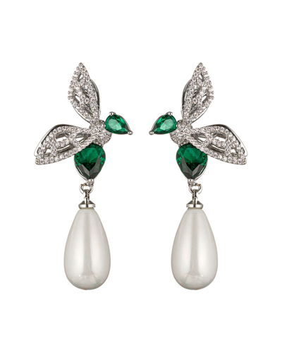 Eye Candy La Pearl Cz Azadeh Bee Drop Earrings