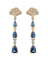Eye Candy La Cz Rain Cloud Drop Earrings