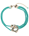 EYE CANDY LA EYE CANDY LA DRAGON BEADED NECKLACE